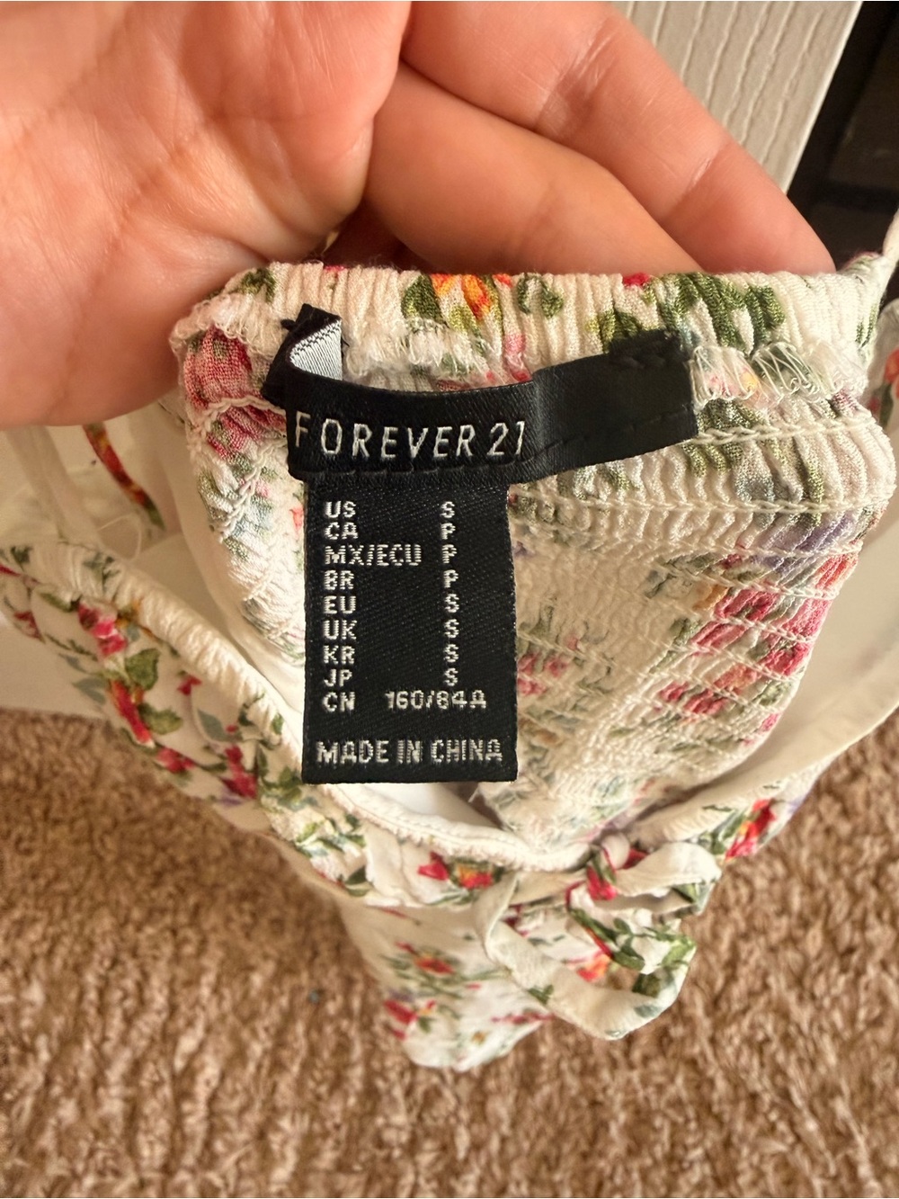 Forever 21 White Floral Sundress